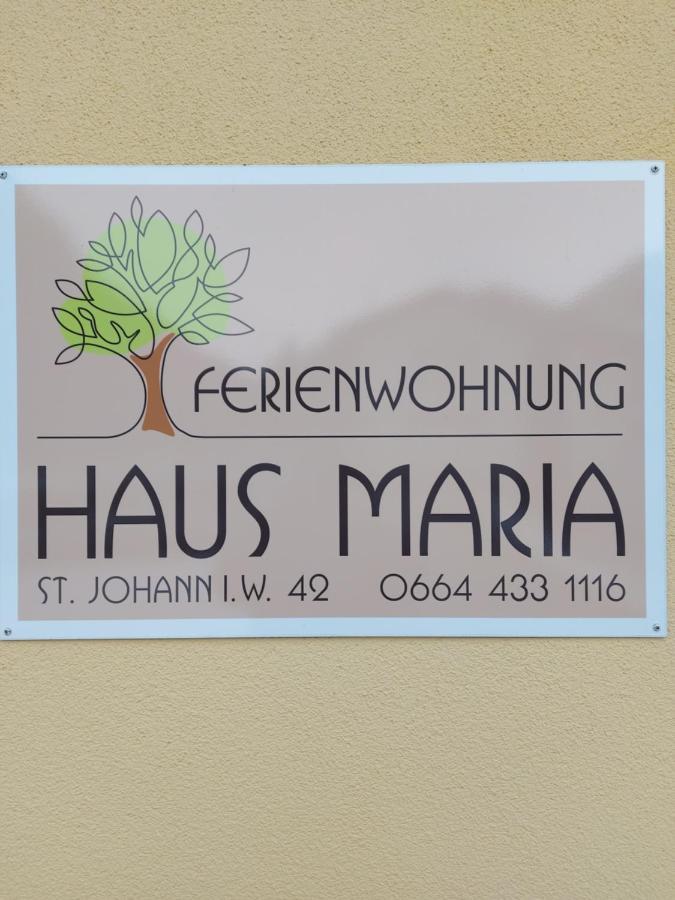 Haus Maria Lägenhet Sankt Johann im Walde Exteriör bild